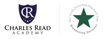 Corby Glen Charles Read Academy logo